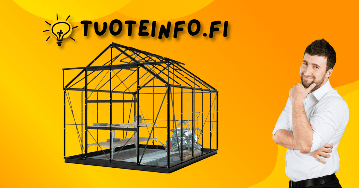 Lykke Kasvihuone Glass 8,2m2